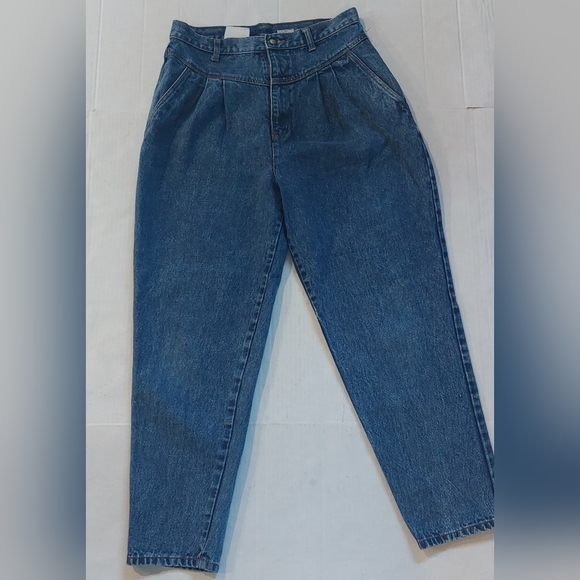 BIB BLASS Women's Vintage Jeans Size 14 High Rise Pleated Mom Denim - Picture 11 of 11